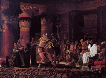  tadema - Pastimes im alten Egyupe 3000 Jahre vor romantischem Sir Lawrence Alma Tadema